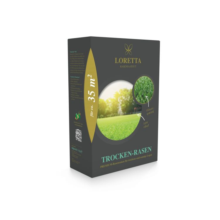 Loretta Trocken Rasen mit Mantelsaat® Vital